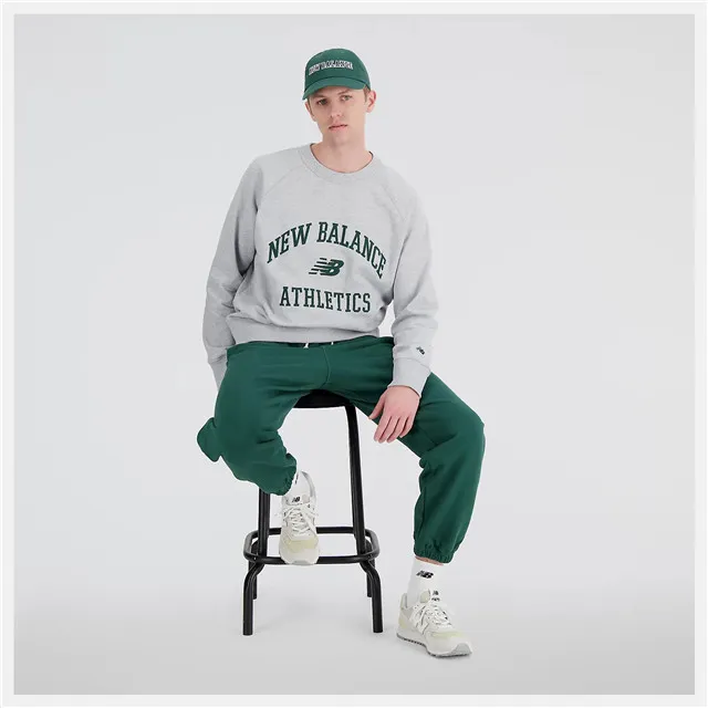 NEW BALANCE 大學T ATHLETICS 新年款 紅色 圓領 上衣 男 AMT31571CR 歷史價格詳細信息