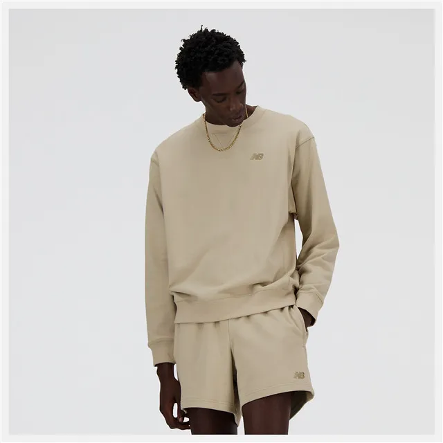 【New Balance】刺繡學院風長袖上衣_女性_咖啡色_WT43553ROK 歷史價格詳細信息