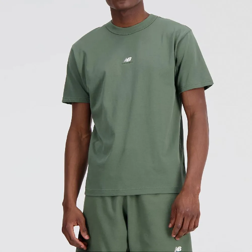 【New Balance】鋼印LOGO短版上衣_女性_綠色_WT43519NWG 歷史價格詳細信息