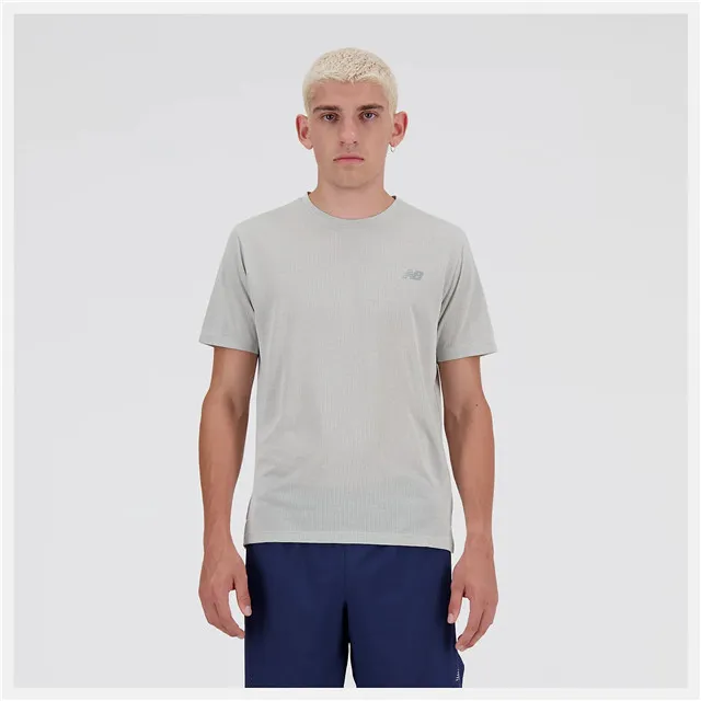 【New Balance】短袖上衣 短袖上衣 男 灰色_MT41912CYS-F 歷史價格詳細信息