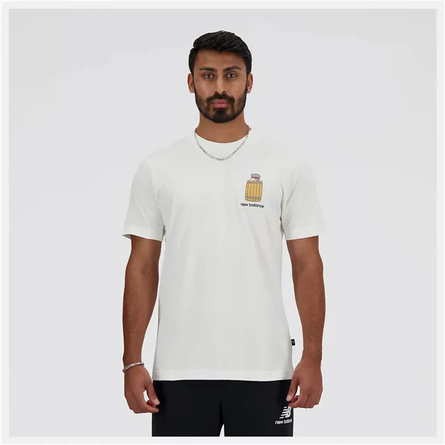 NEW BALANCE 短T NB 白酒紅 純棉 休閒 短袖 上衣 男 AMT31504SST 歷史價格詳細信息