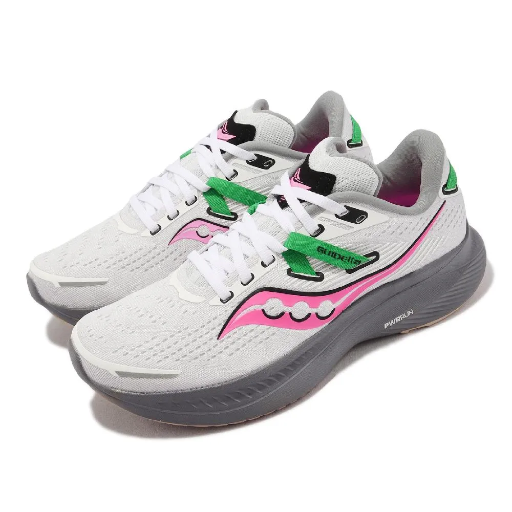 Saucony 慢跑鞋 Guide 15 寬楦 灰 紫 索康尼 路跑 穩定 女鞋 運動鞋 【ACS】 S1068515 歷史價格詳細信息