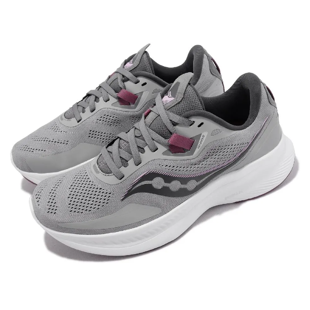 Saucony 慢跑鞋 Guide 15 寬楦 灰 紫 索康尼 路跑 穩定 女鞋 運動鞋 【ACS】 S1068515 歷史價格詳細信息