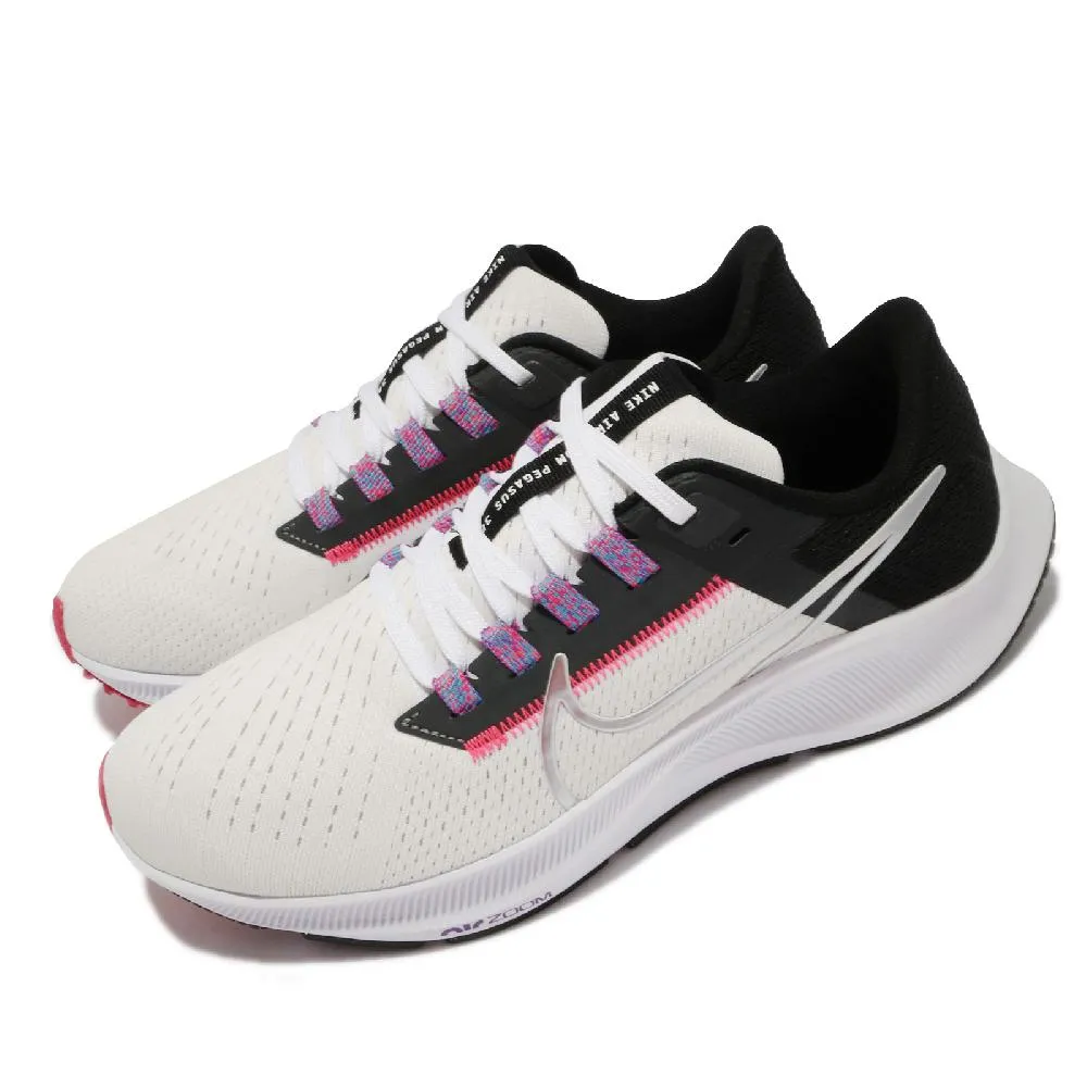 Nike 耐吉 慢跑鞋 Zoom Pegasus 38 PRM 女鞋 氣墊 避震 路跑 運動 白 彩 DH6507-111 歷史價格詳細信息