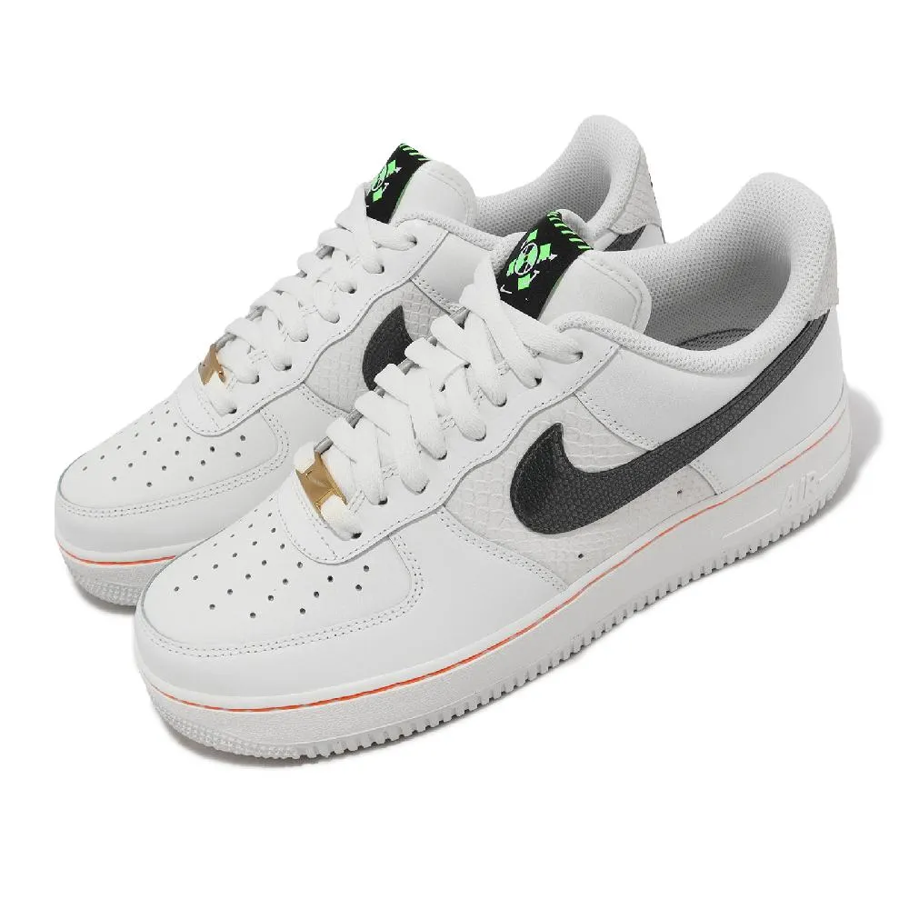 NIKE 男 休閒鞋 AIR FORCE 1 07 LV8 經典 皮革 白綠 絨毛 奶油底 - DO5220-131 歷史價格詳細信息