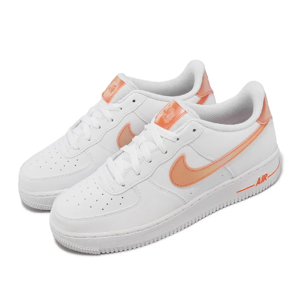 Nike 耐吉 休閒鞋 Air Force 1 NN GS 大童 女鞋 白 黑 陰陽 AF1 HF9096-100 歷史價格詳細信息
