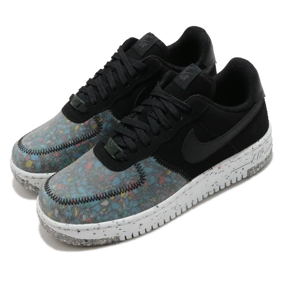 Nike 耐吉 休閒鞋 Air Force 1 Crater 黑 彩色 女鞋 回收材質 再生 環保理念 AF1 CT1986-002 價格比較,價格查詢,歷史價格詳細信息