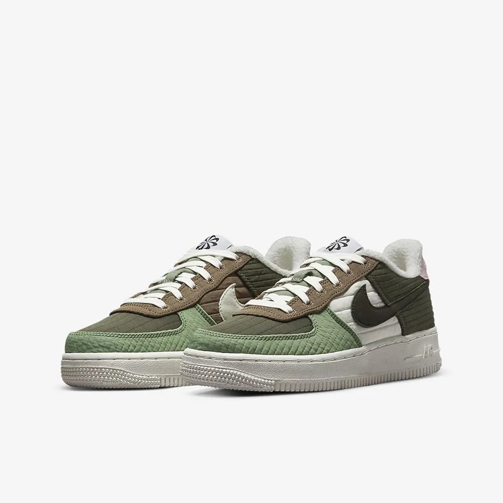 Nike 休閒鞋 Air Force 1 BG 白 黑 塗鴉 小白鞋 女鞋 大童鞋 【ACS】 DM5457-110 歷史價格詳細信息