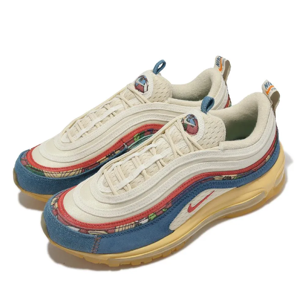 Nike 休閒鞋 Air Max 97 白 藍綠 南灣 女鞋 氣墊 復古慢跑鞋 【ACS】 DC5223-100 歷史價格詳細信息