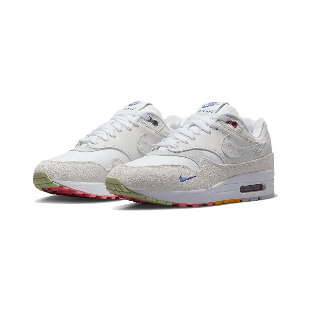 Nike 休閒鞋 Air Max 1 PRM Timeless 白 灰 束帶 氣墊 男鞋【ACS】 FJ5472-121 歷史價格詳細信息