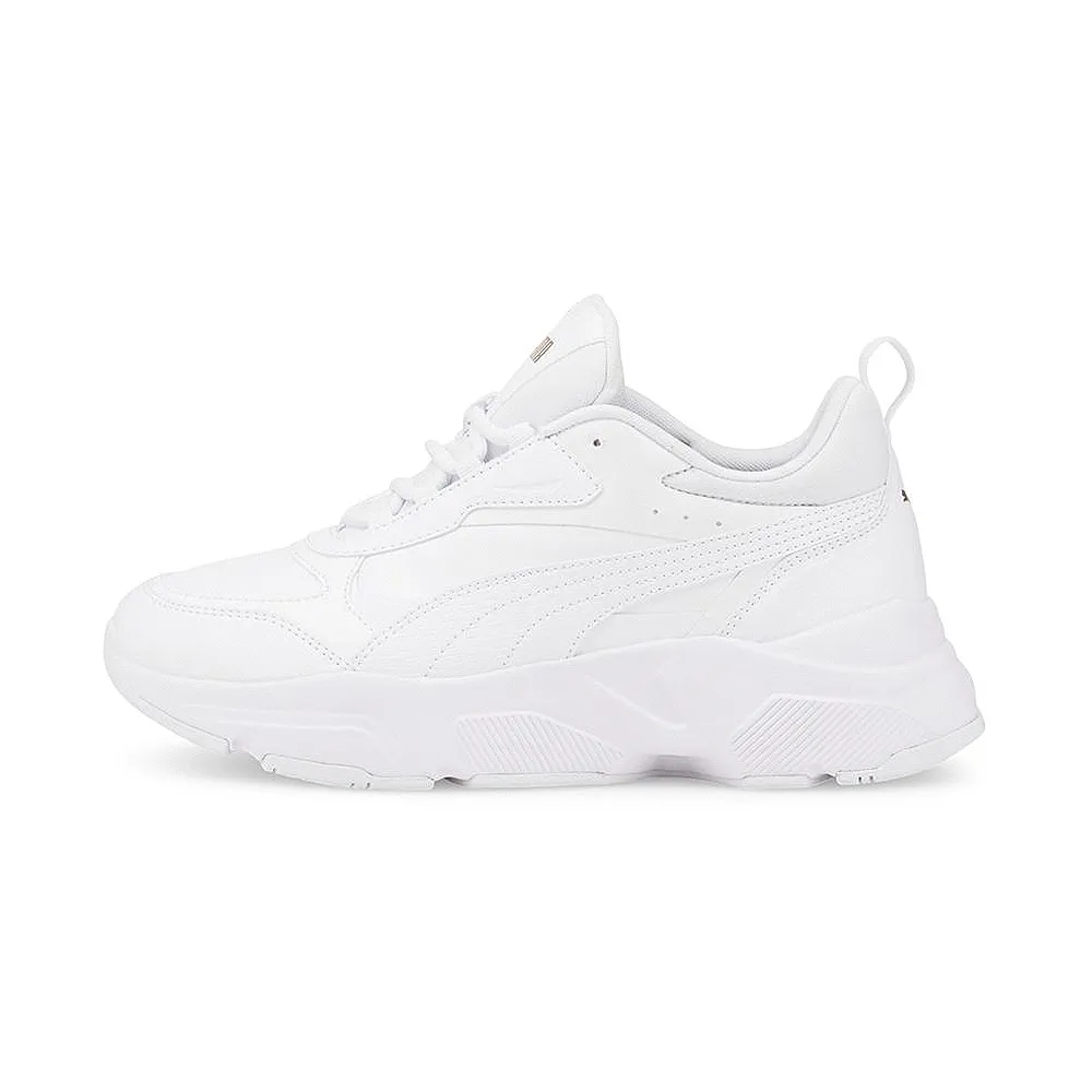 Puma Cassia 白色 網布 皮革 經典 百搭 老爹鞋 女款 NO.J1228【新竹皇家38464703】 歷史價格詳細信息