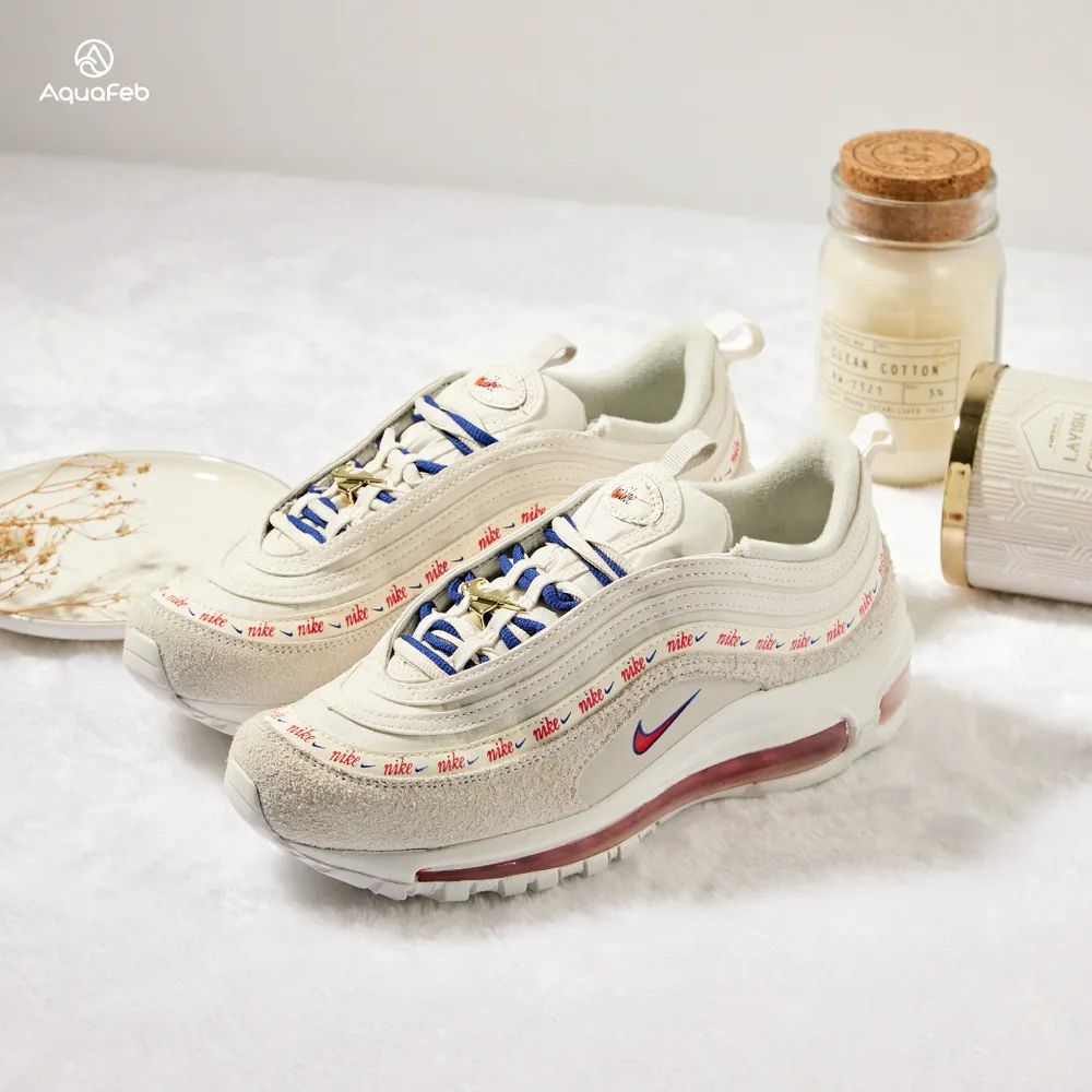 Nike Air Max 97 白 彩色 女鞋 氣墊 反光 休閒鞋 小白鞋 復古慢跑鞋 零碼福利品【ACS】 歷史價格詳細信息