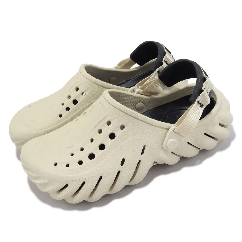Crocs 涼拖鞋 Echo Clog 男鞋 女鞋 藍 暴風藍 波波克駱格 卡駱馳 2079374EA 歷史價格詳細信息