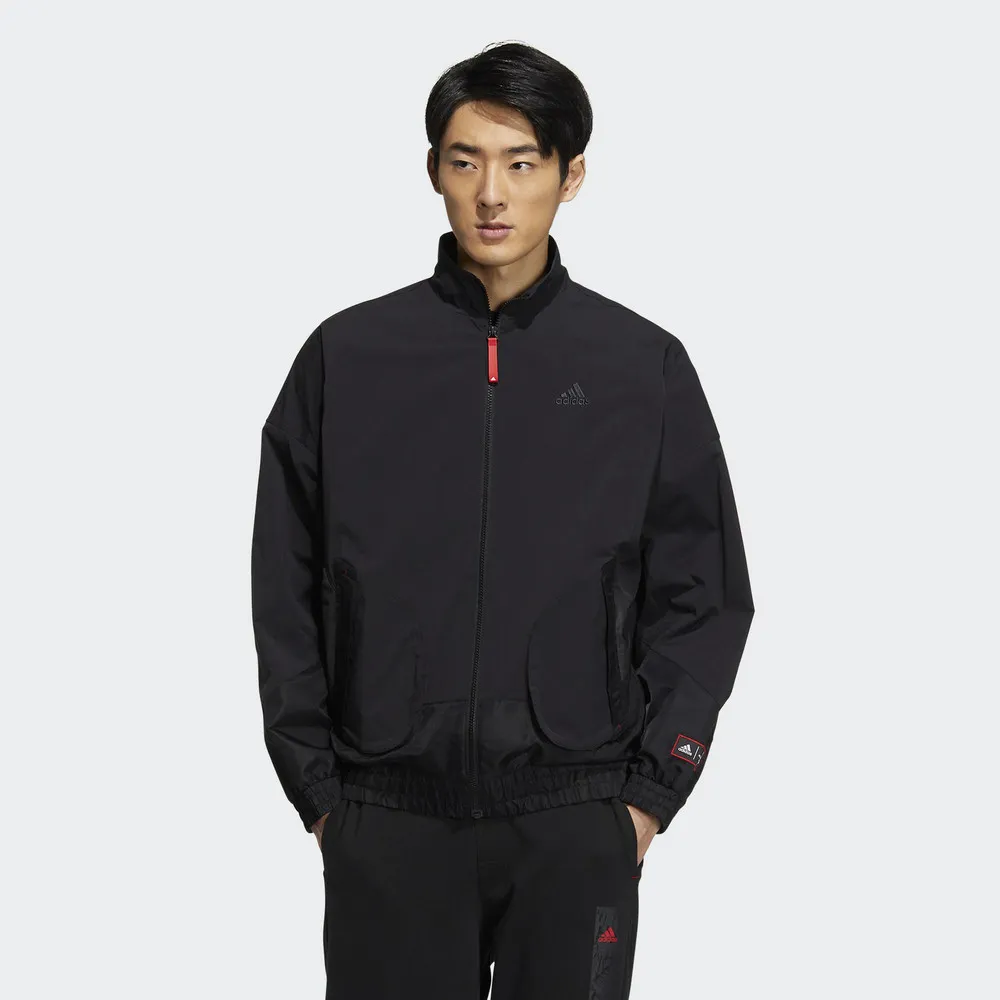 【ADIDAS】CM WV JKT 休閒外套 男款 翻領 運動外套 黑色 新年-JZ4192 歷史價格詳細信息