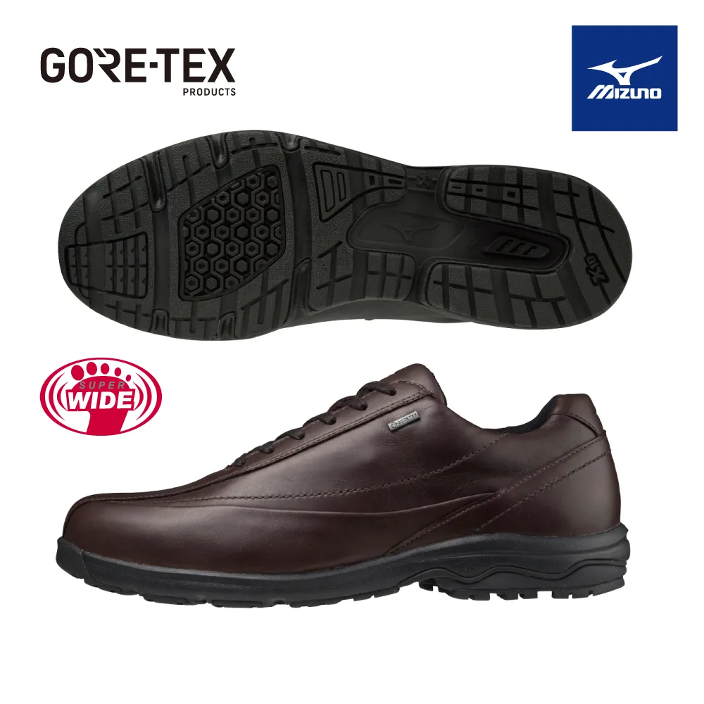 【MIZUNO 美津濃】LD40 VI SW GTX 超寬楦男款健走鞋 B1GC220958（深咖啡色） 歷史價格詳細信息