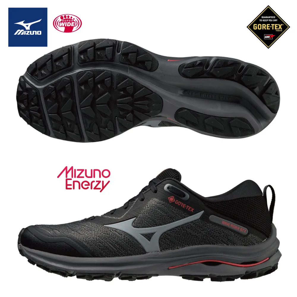Mizuno 美津濃 慢跑鞋 Wave Rider GTX 男鞋 女鞋 橘 黑 防水 緩衝 運動鞋 J1GC2279-02 歷史價格詳細信息