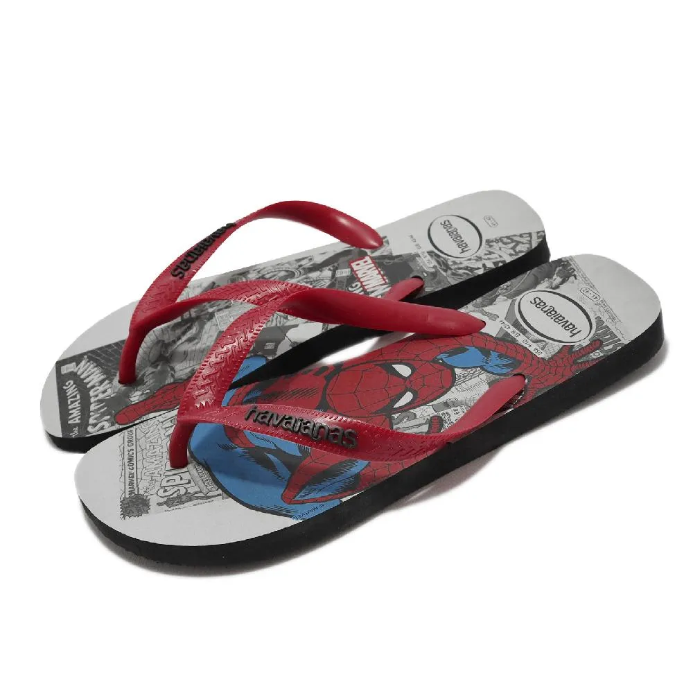 Havaianas 拖鞋 Top Marvel 男鞋 黑豹 漫威 聯名 夾腳拖 哈瓦仕 ACS 41395110437U 歷史價格詳細信息