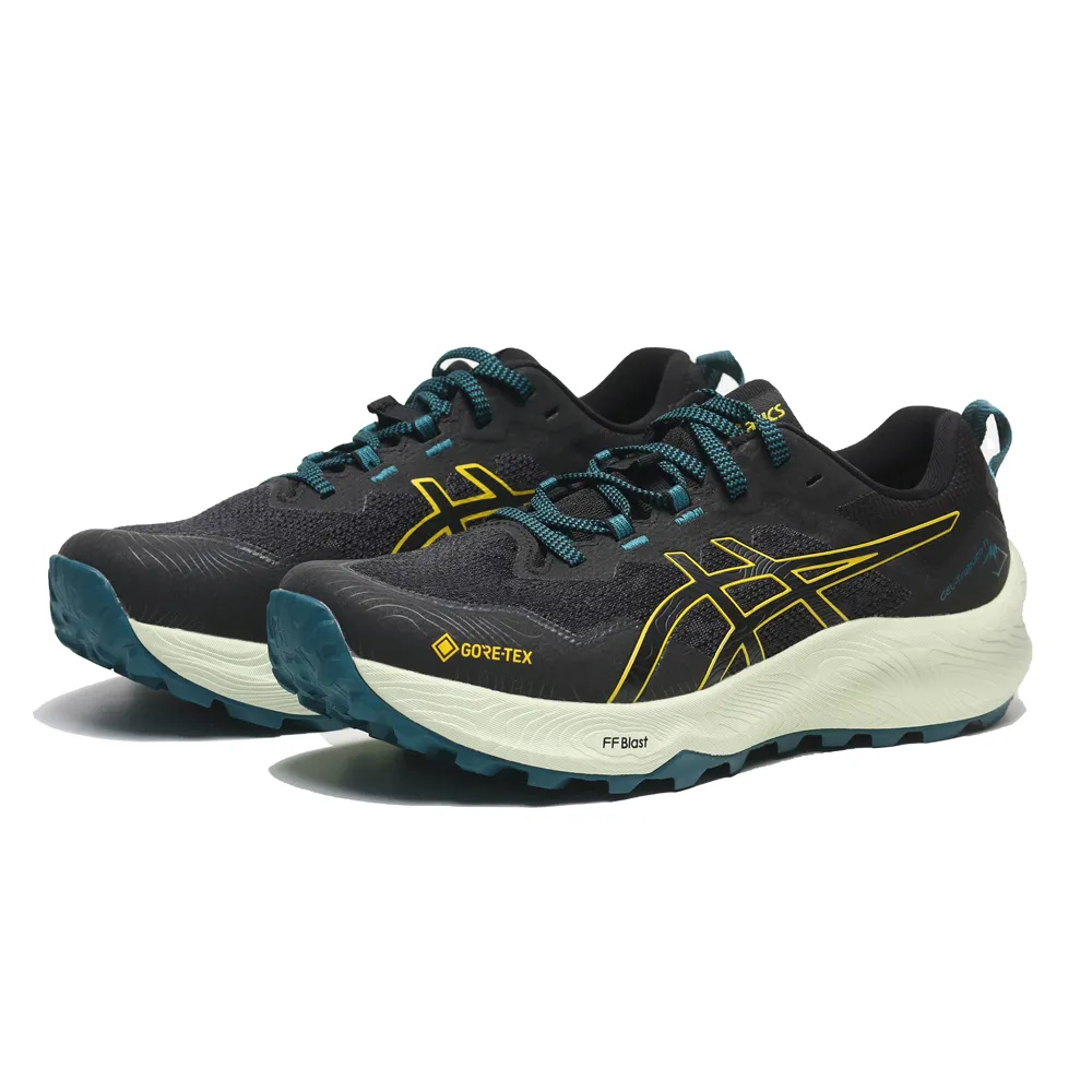 ASICS 慢跑鞋 GEL-FUJITRABUCO GTX 全黑 越野 防水 男 1011B608002 歷史價格詳細信息