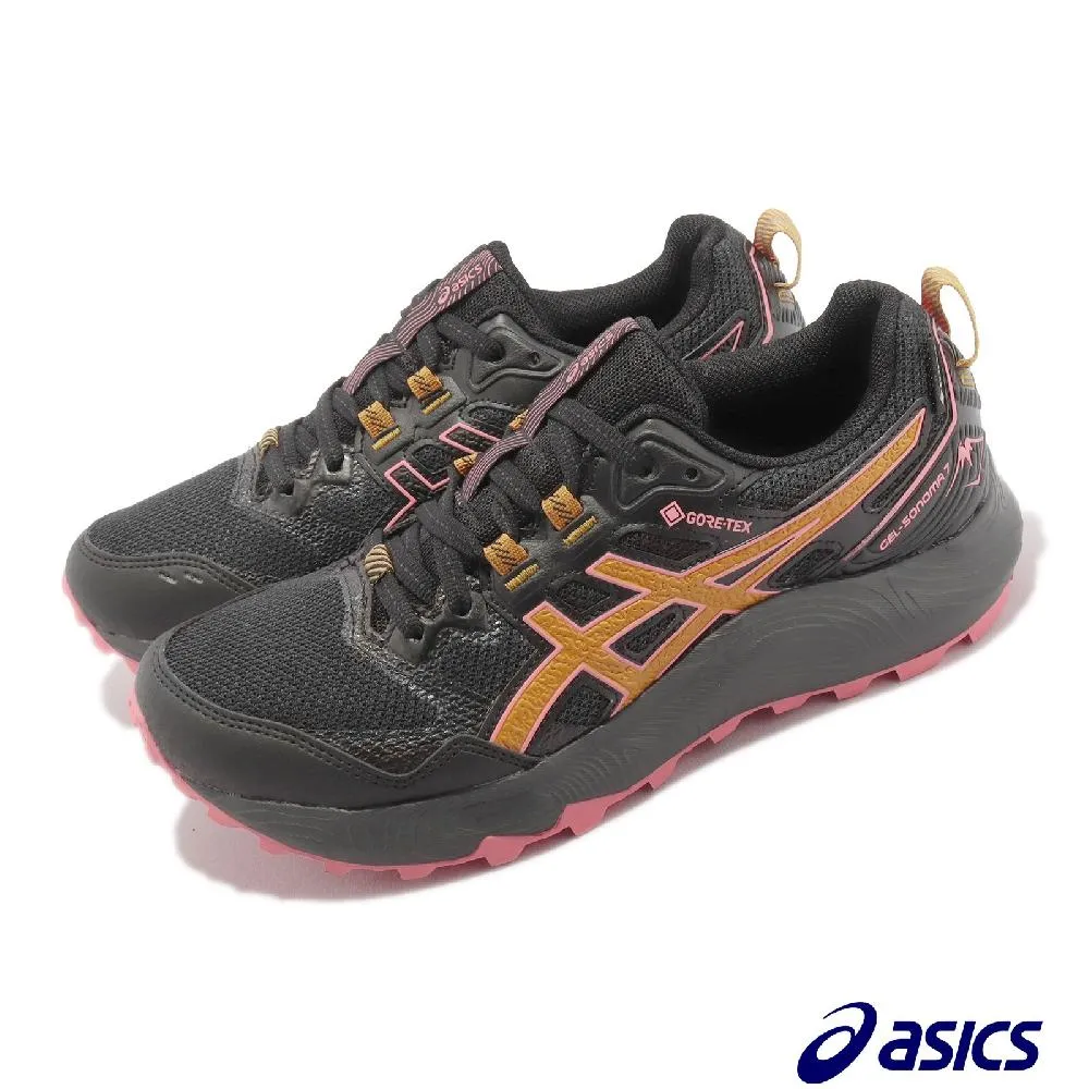Asics 越野跑鞋 GEL-Sonoma 7 GTX 男鞋 防水 黑 灰 戶外 運動鞋 亞瑟膠 亞瑟士 1011B593002 歷史價格詳細信息
