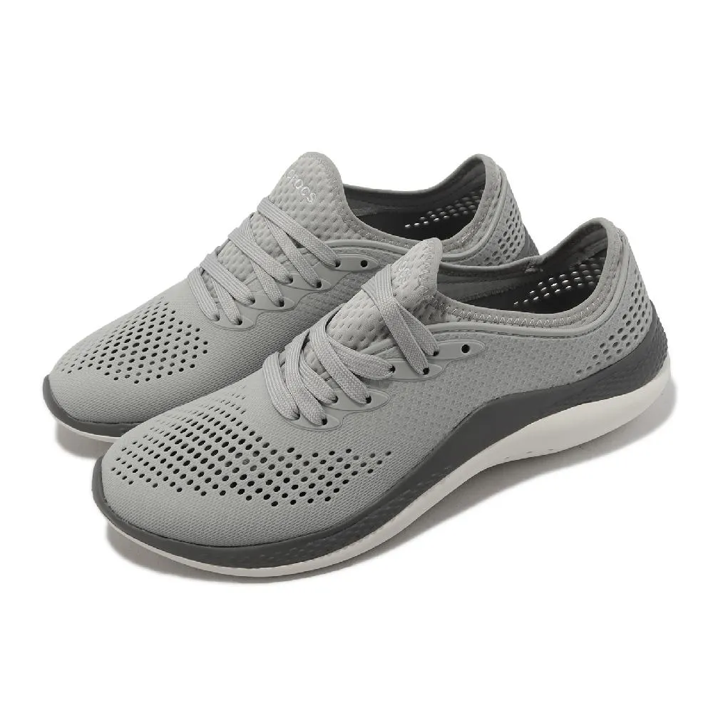 Crocs 休閒鞋 Literide 360 Pacer W 女鞋 粉 粉紅礦泥 白 繫帶鞋 卡駱馳 2067056VW 歷史價格詳細信息