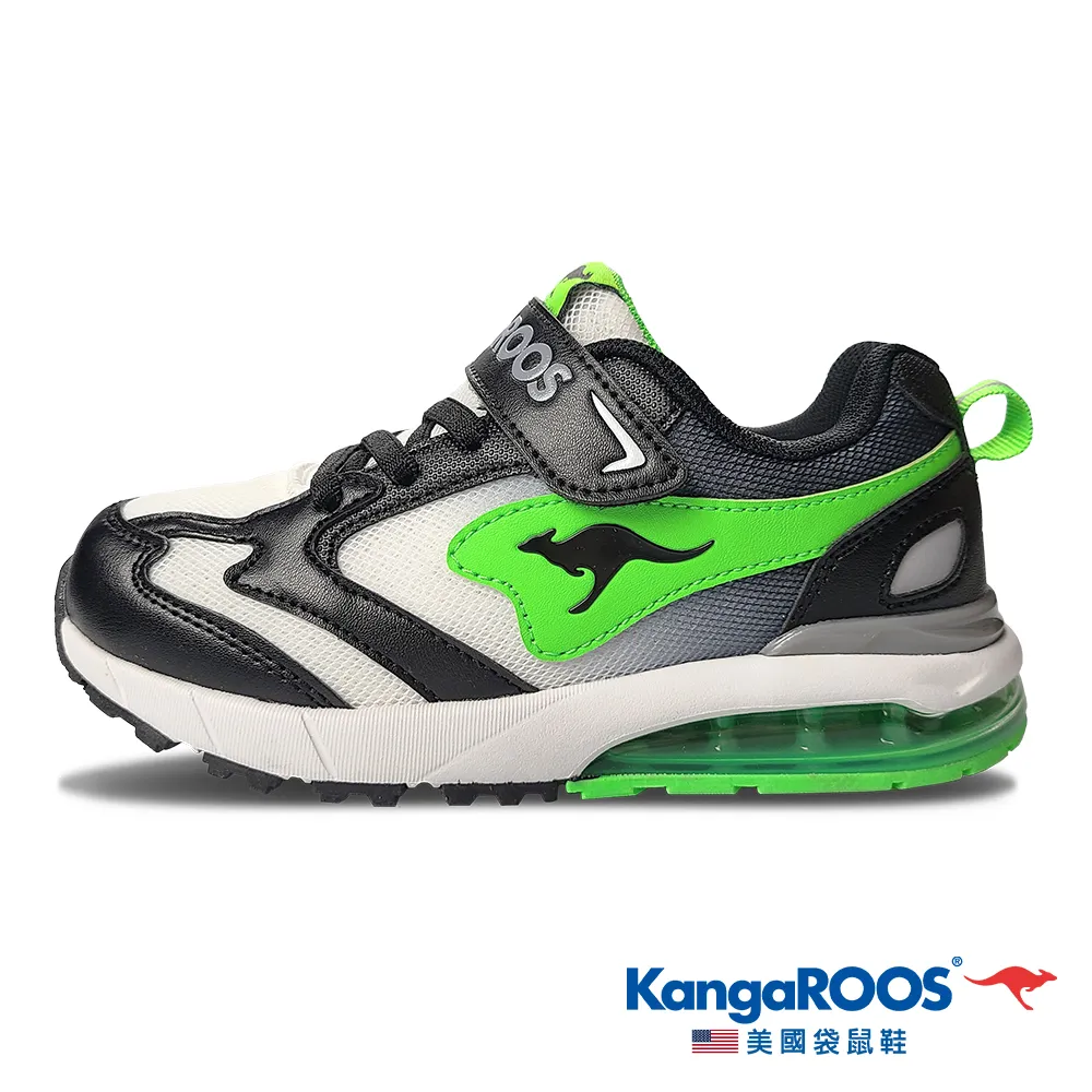 【KangaROOS 美國袋鼠鞋】 童鞋 CAPSULE 機能運動 太空氣墊跑鞋 (灰/紫-KK31957) 歷史價格詳細信息