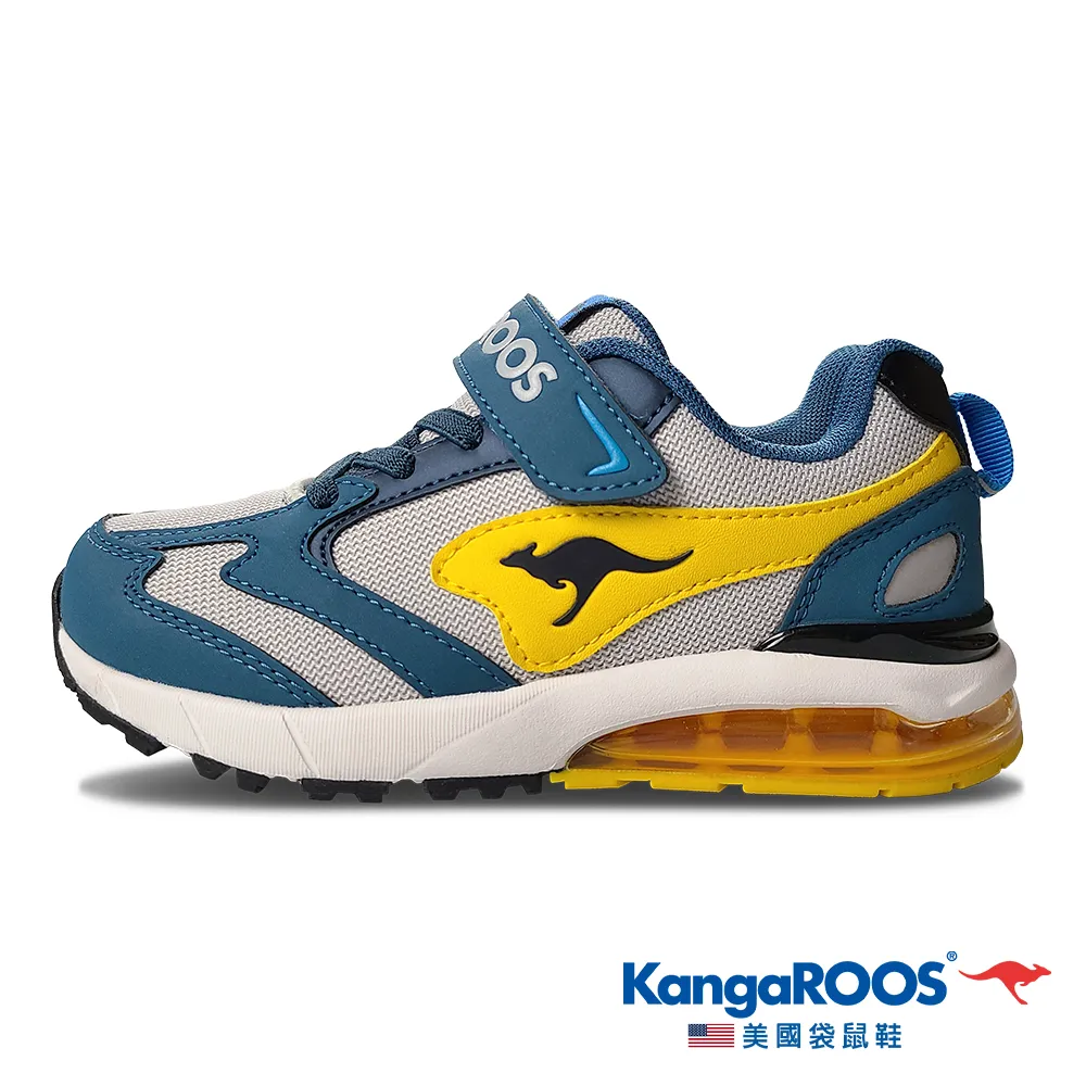 【KangaROOS 美國袋鼠鞋】 童鞋 CAPSULE 機能運動 太空氣墊跑鞋 (灰/紫-KK31957) 歷史價格詳細信息