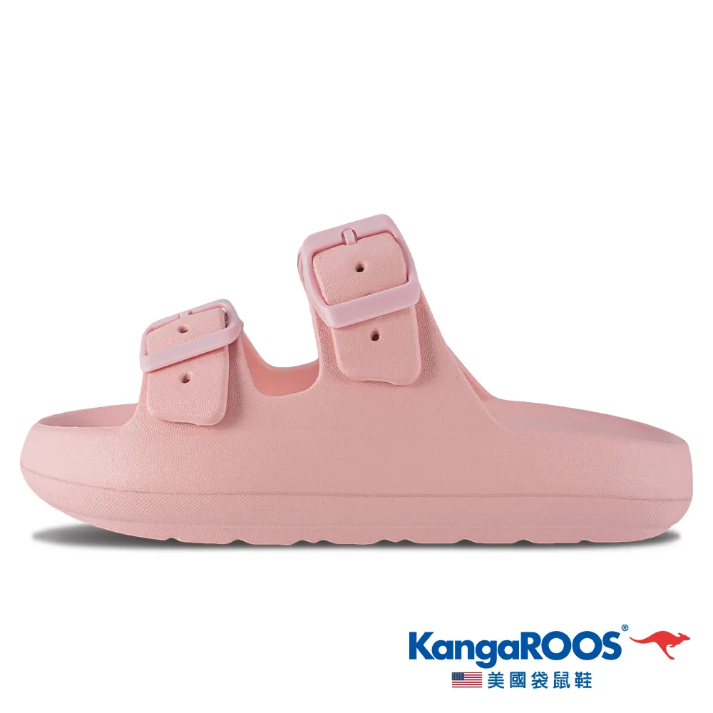 【KangaROOS】童鞋 PUFFS 泡芙柔底拖鞋 拖鞋 涼鞋(黑/奶茶/粉/灰) 歷史價格詳細信息