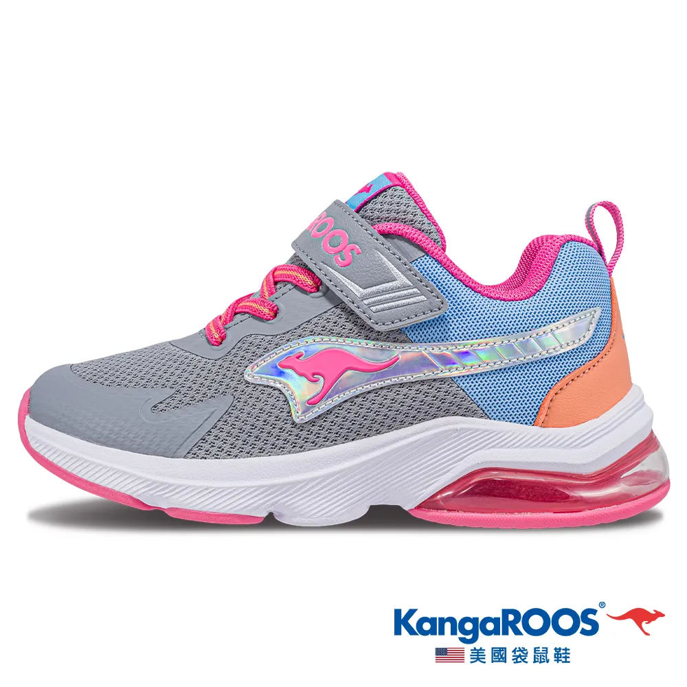 【KangaROOS 美國袋鼠鞋】童 RUN FAST 2 氣墊童鞋 輕質透氣 避震支撐 (黑/綠-KK41310) 歷史價格詳細信息