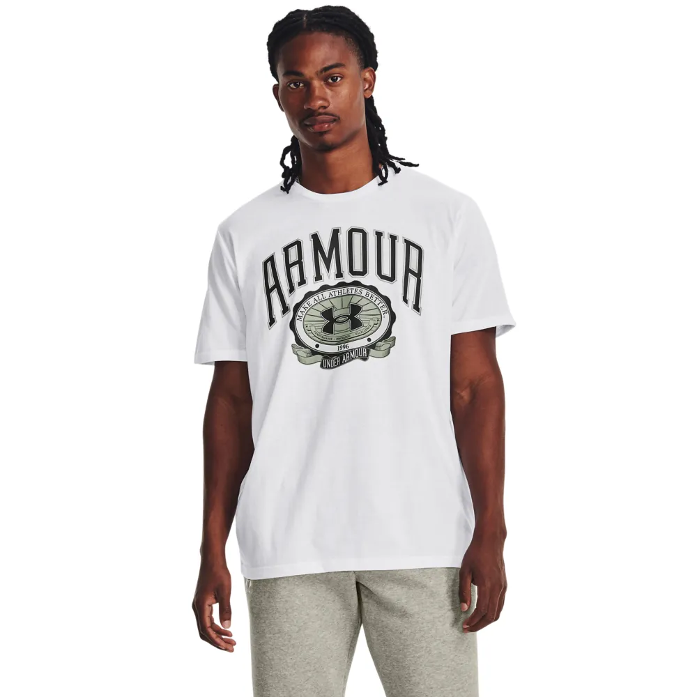 【UNDER ARMOUR】男 COLLEGIATE短T-Shirt-人氣新品 歷史價格詳細信息