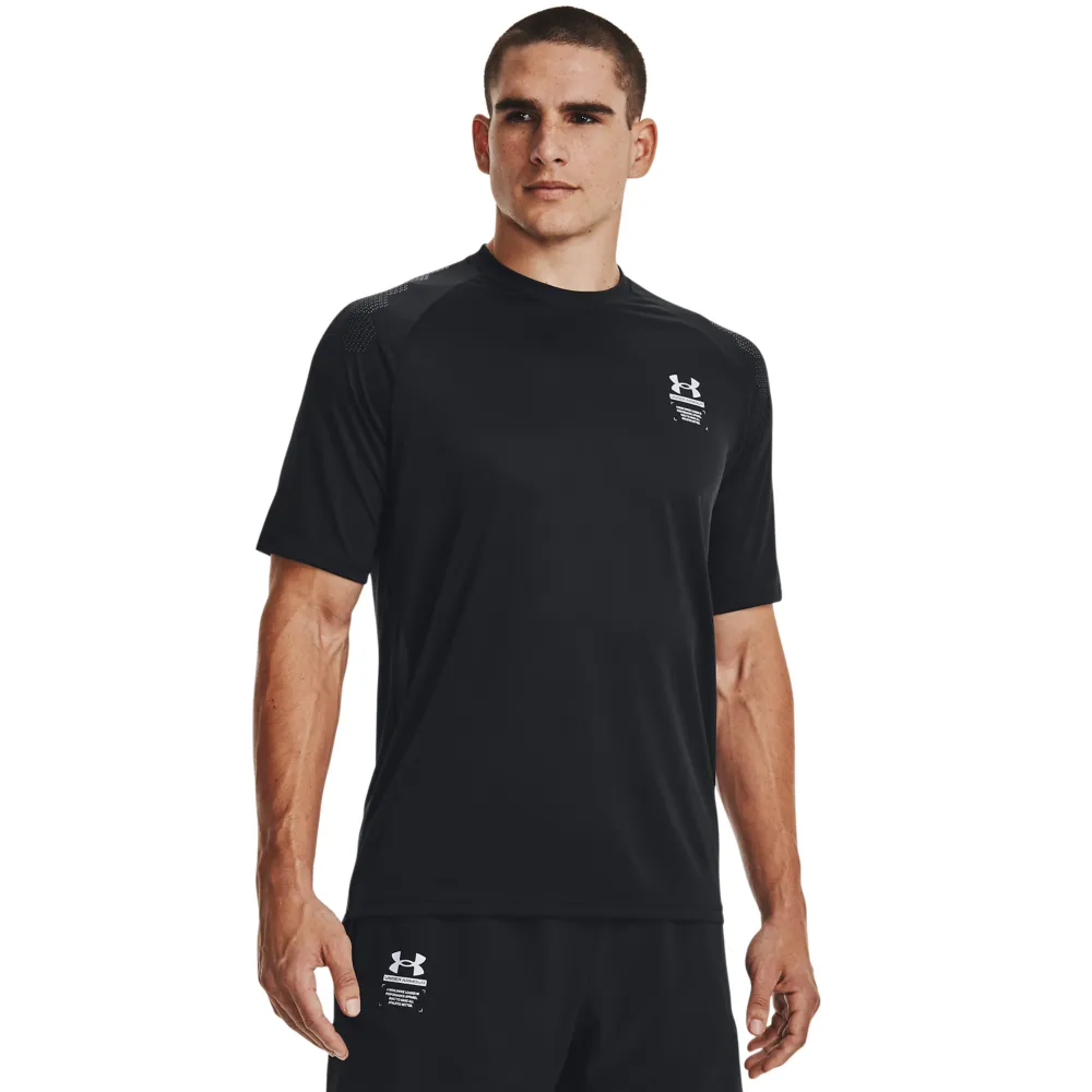 【UNDER ARMOUR】UA 男 ArmourPrint長袖T-Shirt _1370414-014(光暈灰) 歷史價格詳細信息