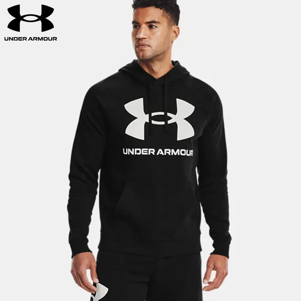 【UNDER ARMOUR】男 Rival Fleece連帽長袖套頭衫(1355640-001,Loose) 歷史價格詳細信息