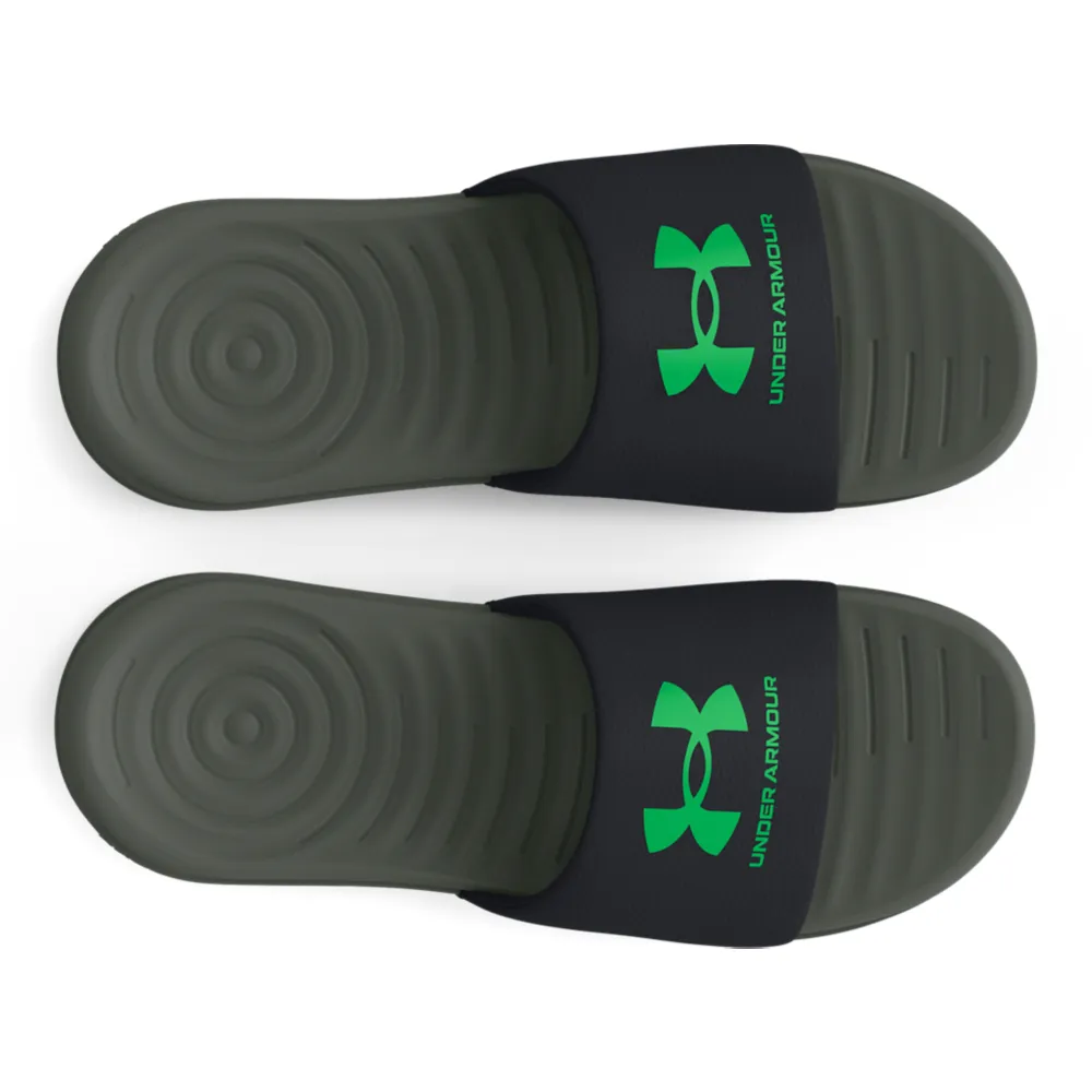 Under Armour UA Ansa 拖鞋 黑白 基本款 緩震 耐用 舒適 男鞋 【ACS】 3023761004 歷史價格詳細信息