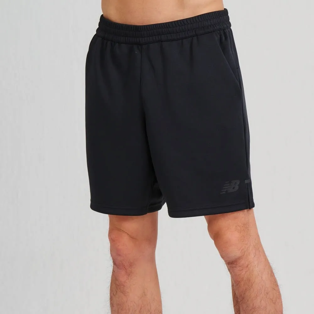 【New Balance】吸濕排汗短褲_男性_黑色_MS41234BK 歷史價格詳細信息