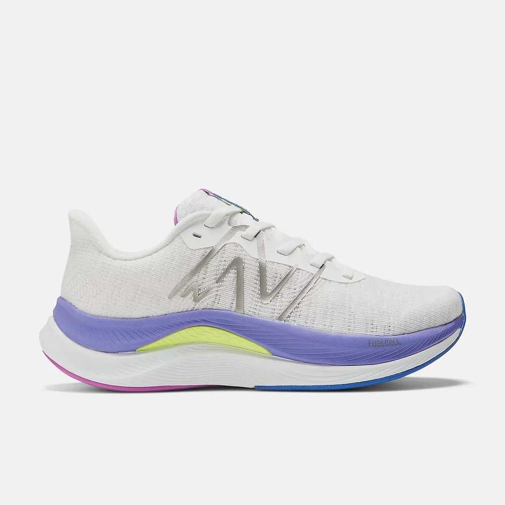 New Balance 慢跑鞋 Fuelcell Propel v4 D 寬楦 女鞋 白 銀 緩震 運動鞋 NB WFCPRLW4D 歷史價格詳細信息