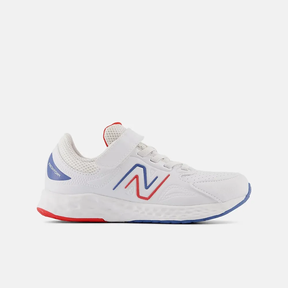 【New Balance】Fresh Foam 76T Bungee Lace with Top Strap 中大童 慢跑鞋_PA76TBR1-W 歷史價格詳細信息