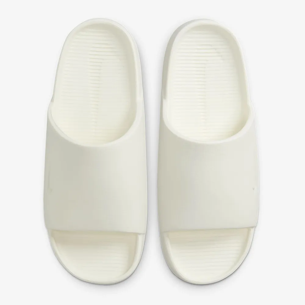 Nike W Calm Slide [DX4816-100] 女 涼拖鞋 麵包拖鞋 休閒 厚底 舒適 緩震 防水 白 歷史價格詳細信息