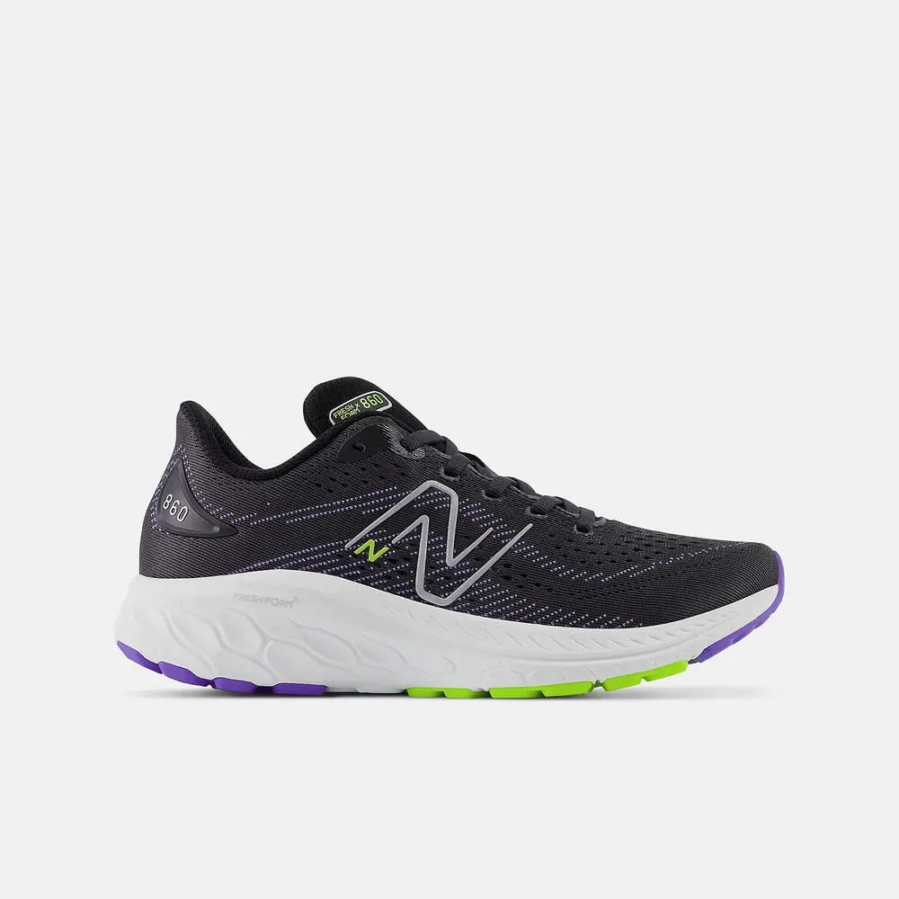 NEW BALANCE 童鞋 FRESH FOAM 黑紫 寬楦 黏帶 中童 PA860Q13 歷史價格詳細信息