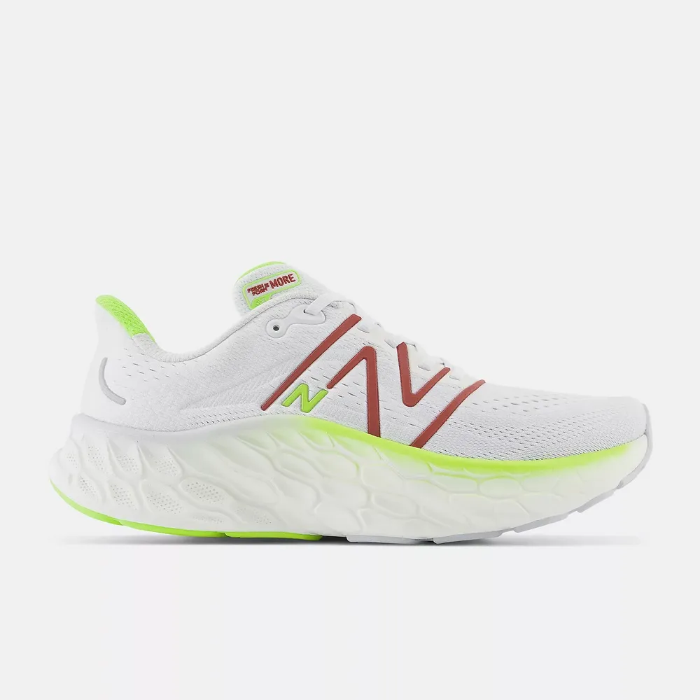 【New Balance】Fresh Foam X More v4 慢跑鞋 跑步鞋 女鞋 白紫_WMORCU4-D 歷史價格詳細信息