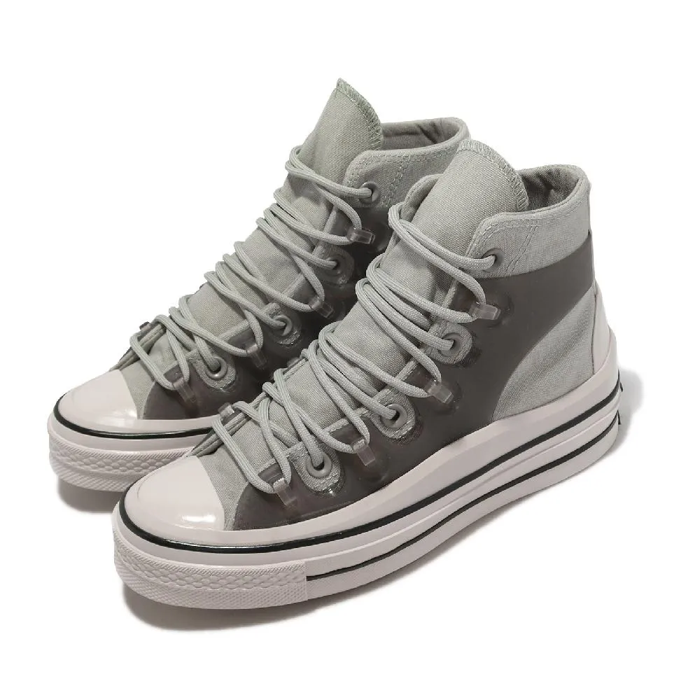 Converse 帆布鞋 Chuck 70 HI 灰 拉鍊 奶油底 三星標 男鞋 女鞋 情侶款【ACS】 A00746C 歷史價格詳細信息