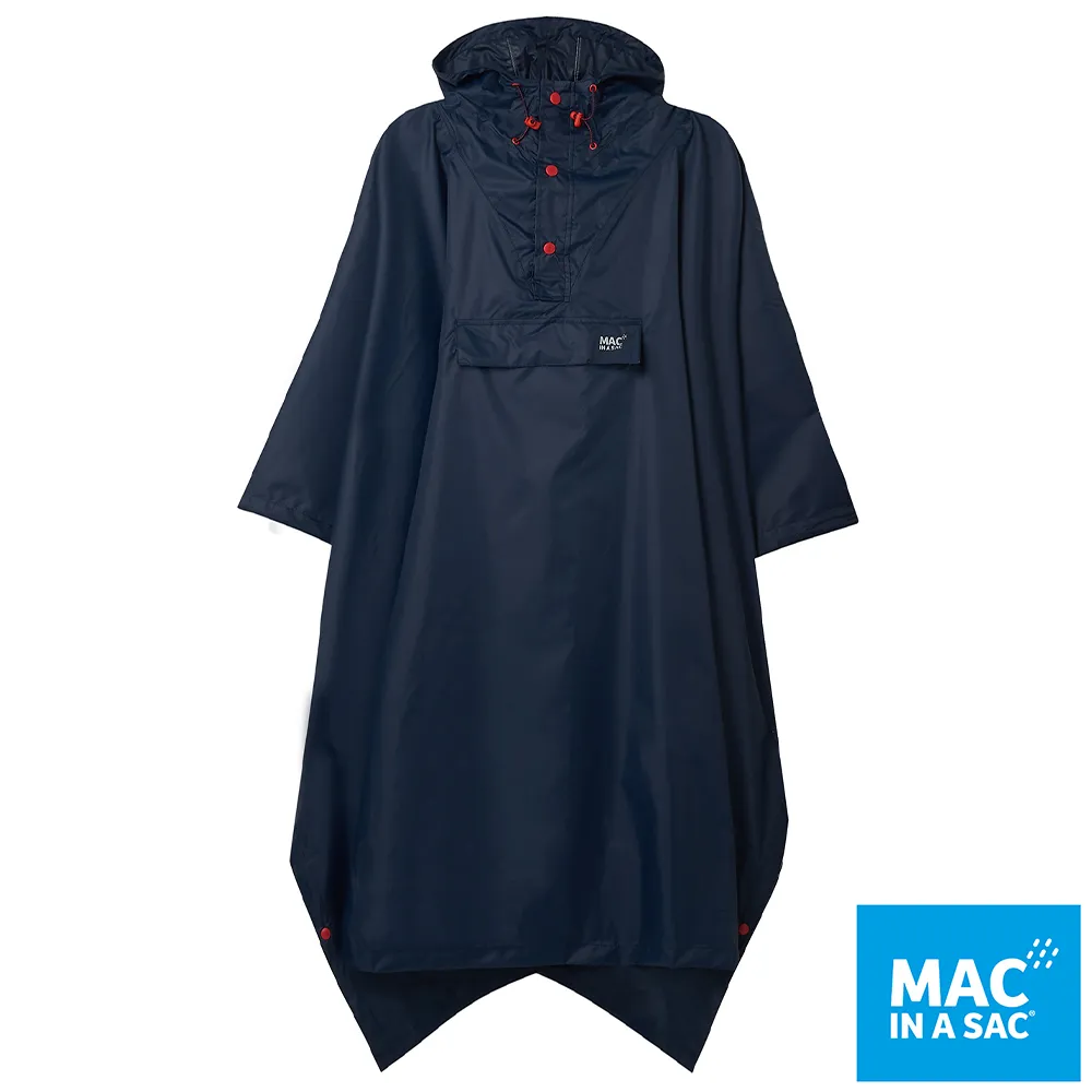【MAC IN A SAC】輕巧袋著走快穿成人雨衣(MNS041 深藍/中性/斗篷式/好攜帶/防風) 歷史價格詳細信息