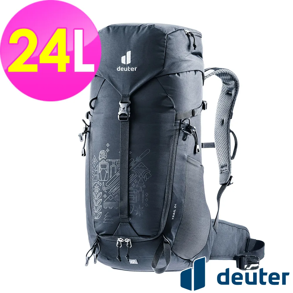 【德國 deuter】TRAIL輕量拔熱透氣背包25L『黑』3440523 歷史價格詳細信息