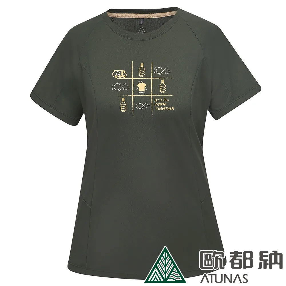 【ATUNAS 歐都納】女款ALL LOVE歐愛短袖排汗POLO衫 (A2PS2332W 天藍印花/環保循環/抗UV/快乾) 歷史價格詳細信息