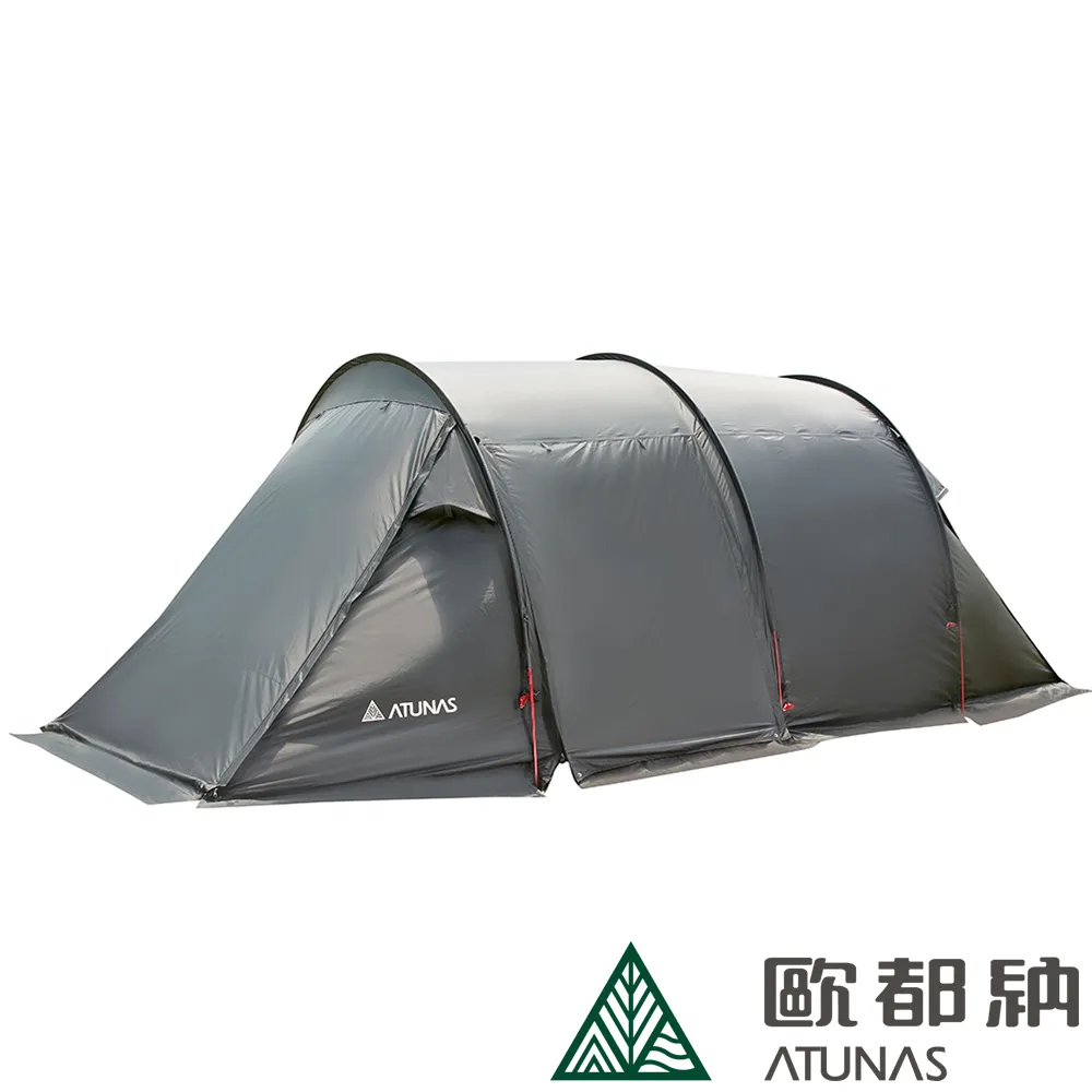【ATUNAS 歐都納】一房一廳黑膠三環帳(550*260*190cm) A1TEEE03軍綠/戶外露營帳篷含客廳帳 歷史價格詳細信息