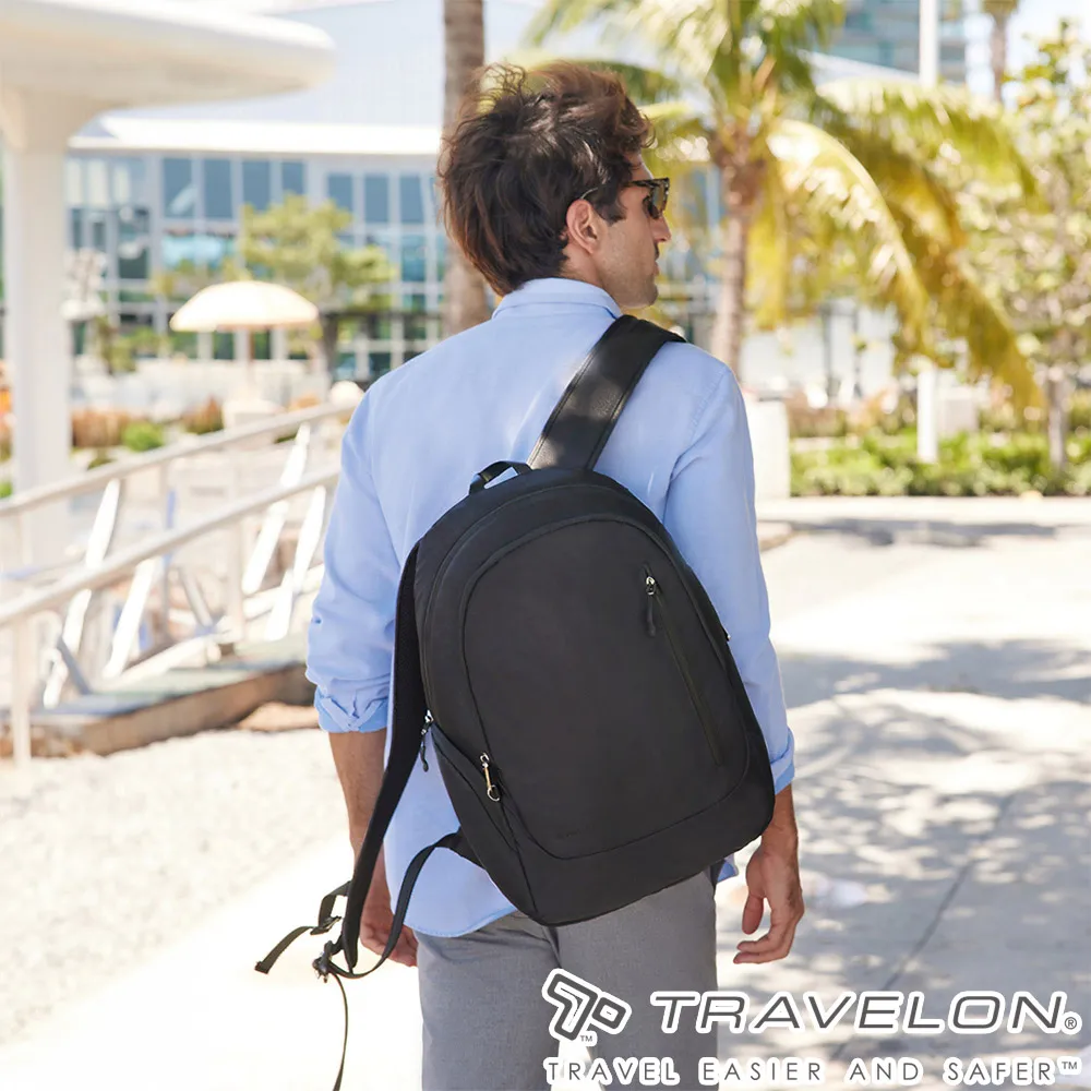 TRAVELON 美國 TL-42472 RFID防盜旅遊肩包 (黑) 防割/防盜/休閒/時尚/旅遊 70A42472 歷史價格詳細信息