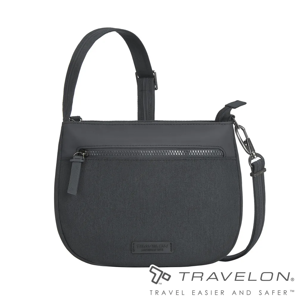 TRAVELON 美國 TL-42472 RFID防盜旅遊肩包 (黑) 防割/防盜/休閒/時尚/旅遊 70A42472 歷史價格詳細信息