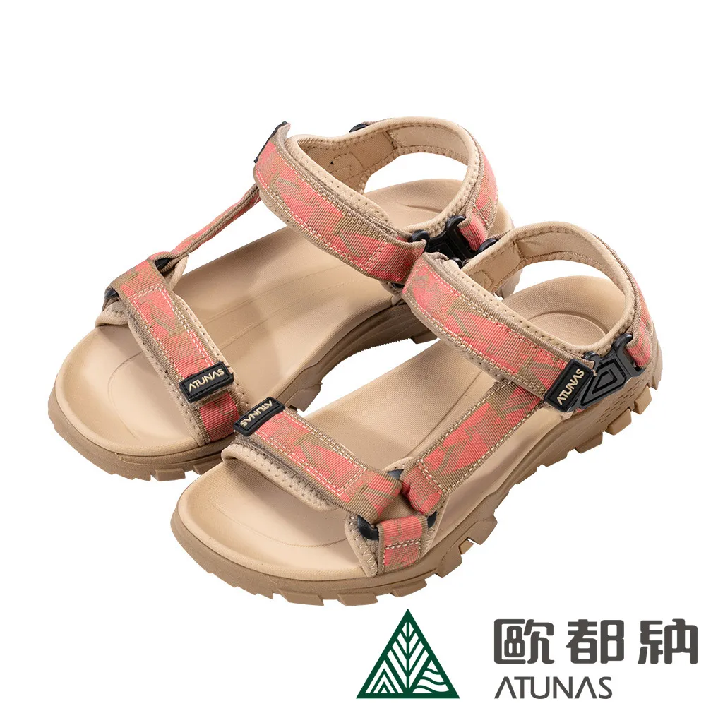 【ATUNAS 歐都納】女款暢遊天地減震織帶涼鞋(A1GCCC03珊瑚紅/晴雨兩用鞋/抗菌耐磨/黃金大底/休閒旅遊*) 歷史價格詳細信息