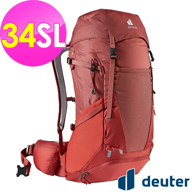 【德國deuter】FUTURA PRO透氣網架背包34SL (3401021 岩漿紅/自助旅行/登山/健行/雙肩後背包) 歷史價格詳細信息