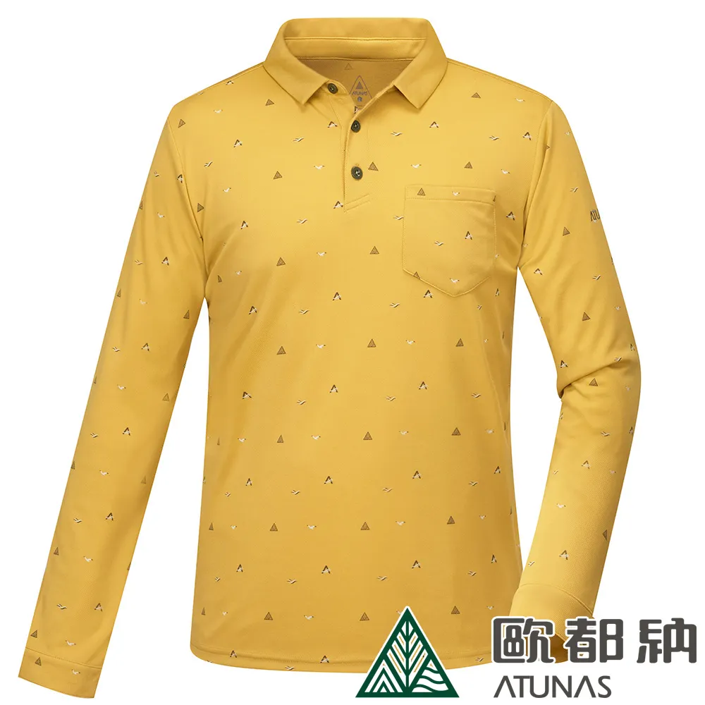 【ATUNAS 歐都納】男款ALL LOVE長袖排汗POLO衫 (A2PS2320M 金棕黃/環保循環/抗UV/排汗/快乾) 歷史價格詳細信息
