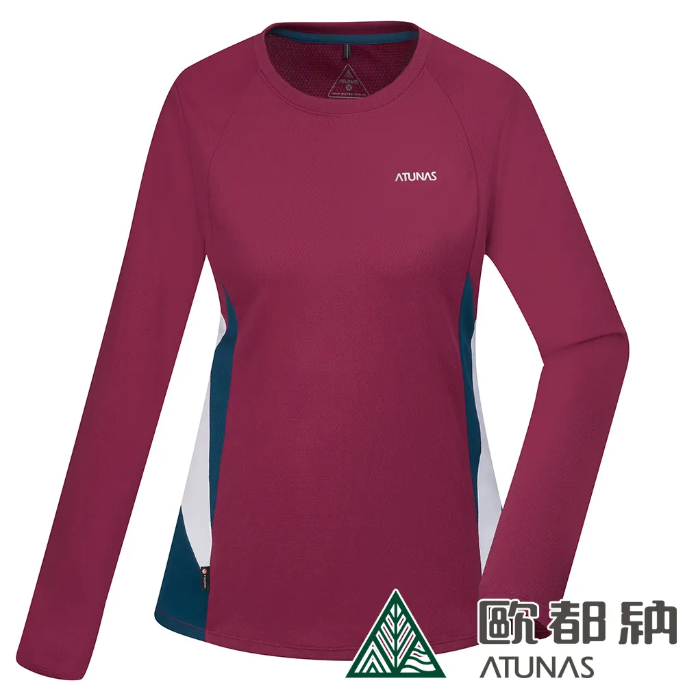 【ATUNAS 歐都納】女款Polygiene抑菌長袖透氣排汗衫(A1TSDD04W淺水藍/抗UV/抗臭) 歷史價格詳細信息