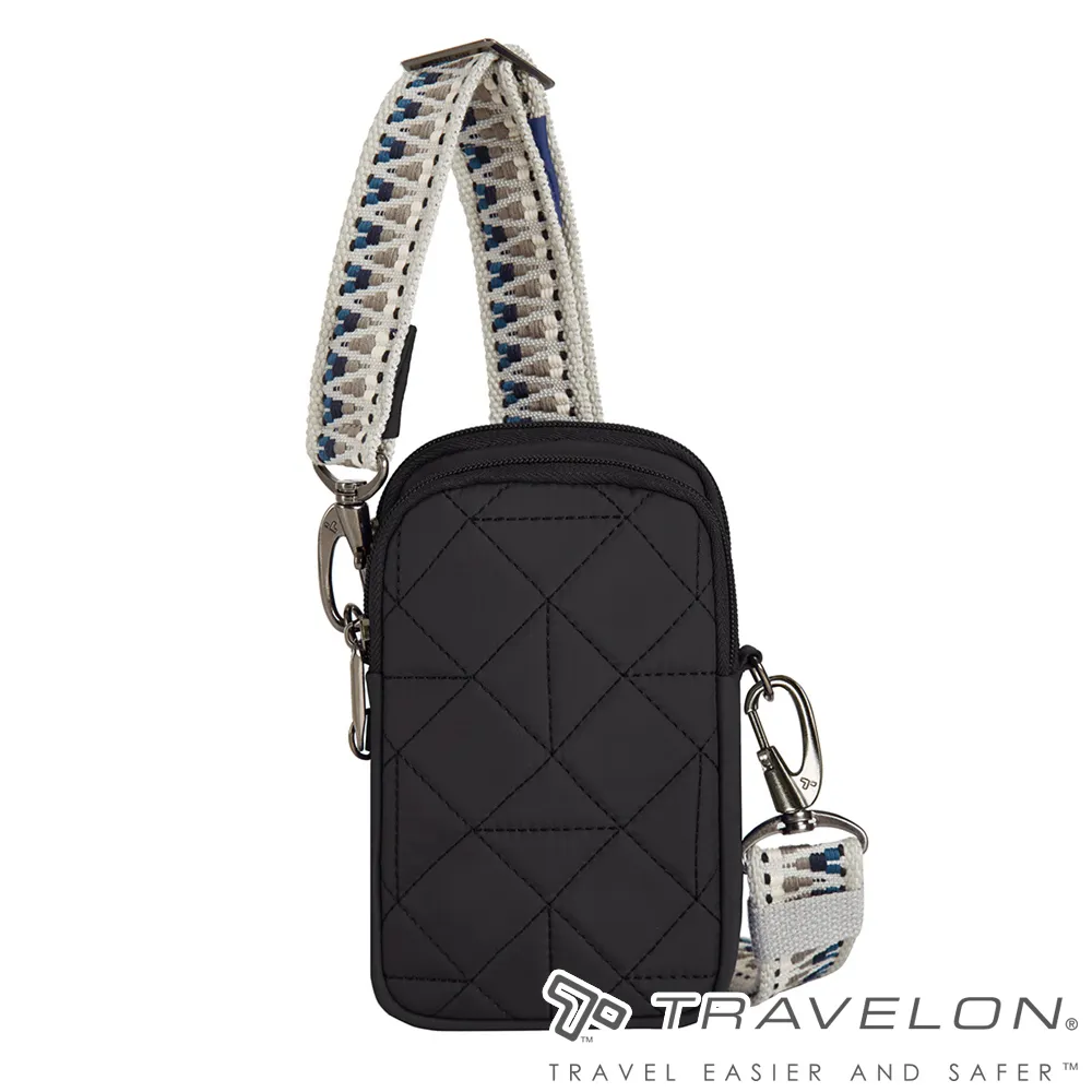 Travelon 美國防盜包Boho防盜格紋斜背包TL-43623紅/個性月牙包/波西米亞風編織背帶☆°小荳の窩☆㊣ 歷史價格詳細信息